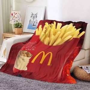 50x60 Inch Jumbo Soft McDonald’s French Fries Blanket